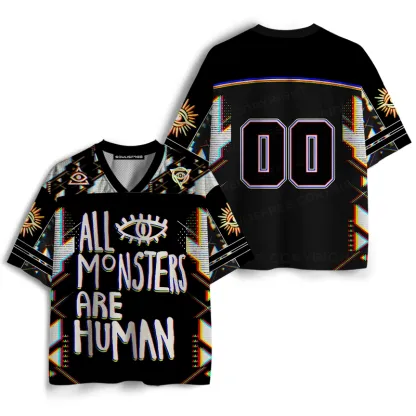 Soulisfree ALL MONSTERS ARE HUMAN Mesh Jersey