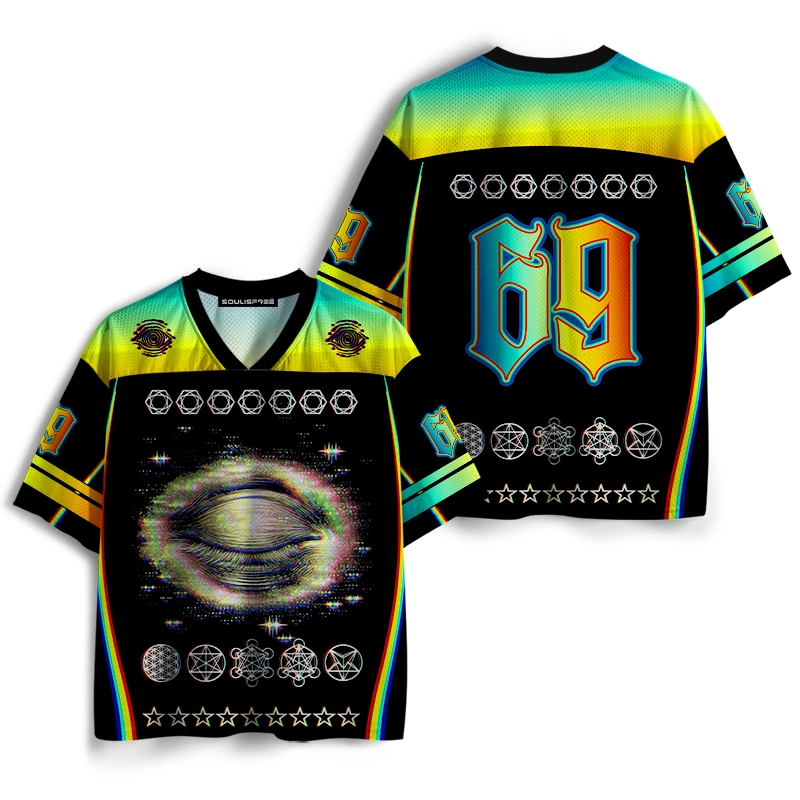 Soulisfree GEOMETRIC COSMOS Mesh Jersey
