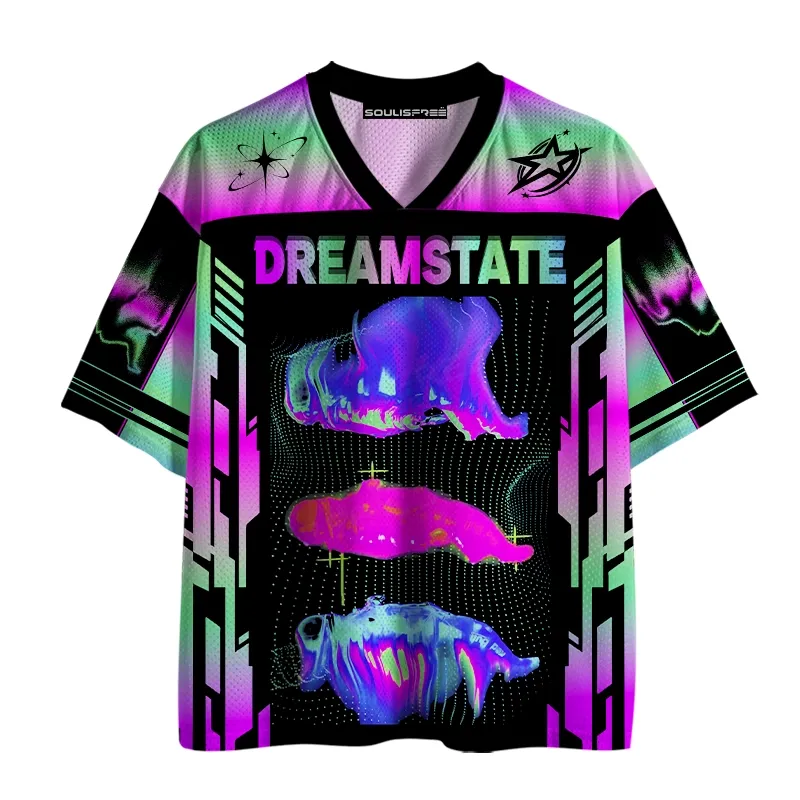 Designed Soulisfree Third Eye – Cosmic Awareness Mesh Jersey