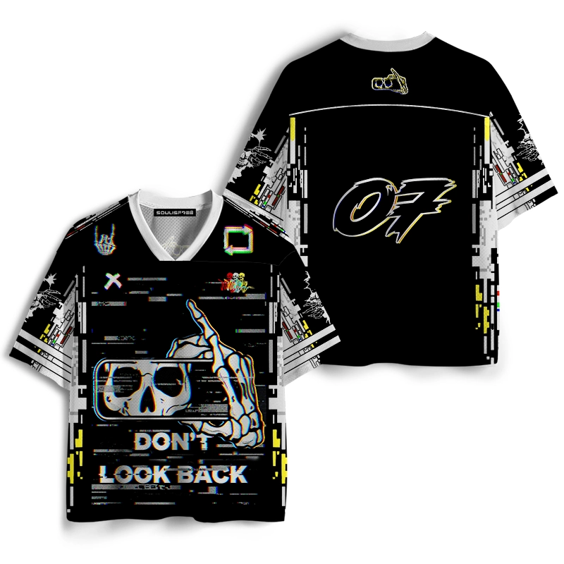 Soulisfree Don't Look Back Cyberpunk Mesh Jersey