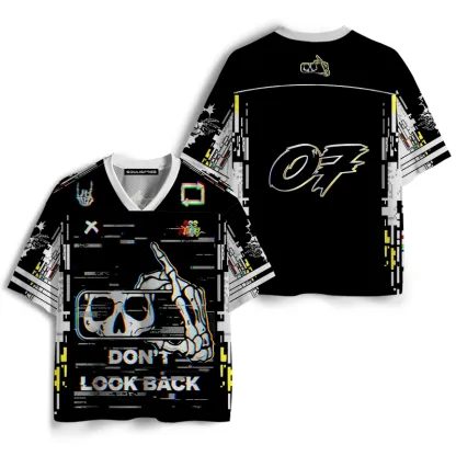 Soulisfree Don't Look Back Cyberpunk Mesh Jersey