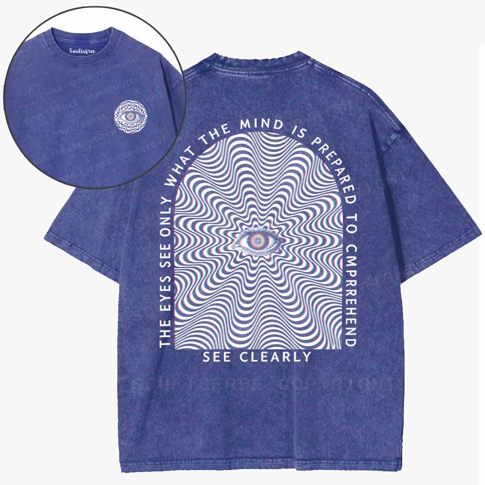Soulisfree  The Eyes Of Perception Washed Tee