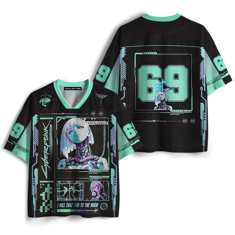 Soulisfree I WILL TAKE YOU TO THE MOON Mesh Jersey