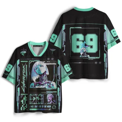 Soulisfree I WILL TAKE YOU TO THE MOON Mesh Jersey