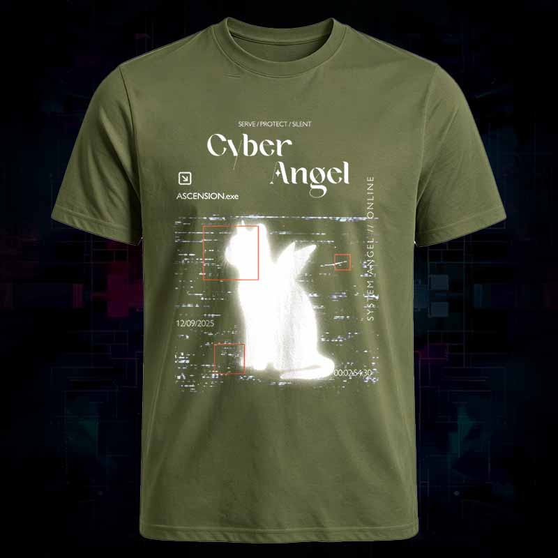 Soulisfree Cyber Angel Cat  Classic Tee