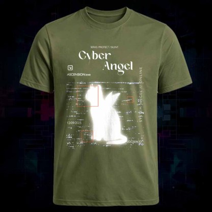 Soulisfree Cyber Angel Cat  Classic Tee