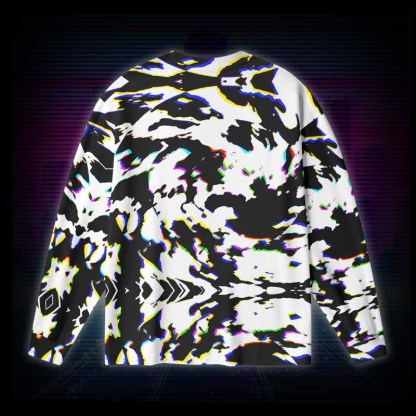 Soulisfree RGB Glitch Camo  Long Sleeve Cotton Tee