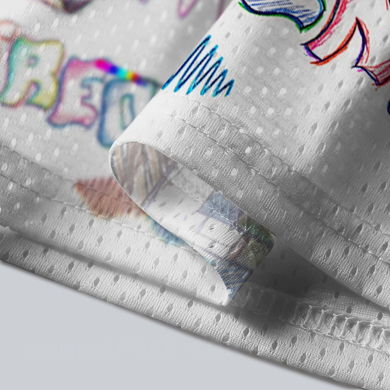 Soulisfree VIBRATE AT YOUR OWN FREQUENCY Mesh Jersey