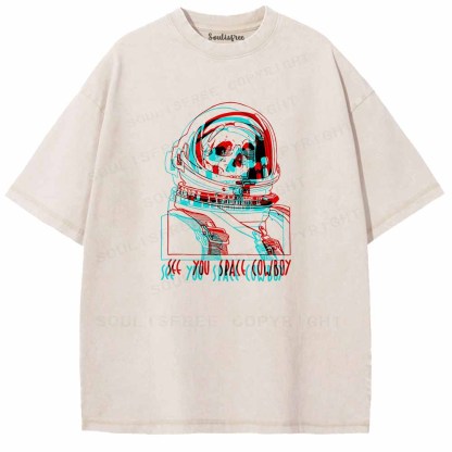 Soulisfree  SEE YOU SPACE COWBOY Washed Tee