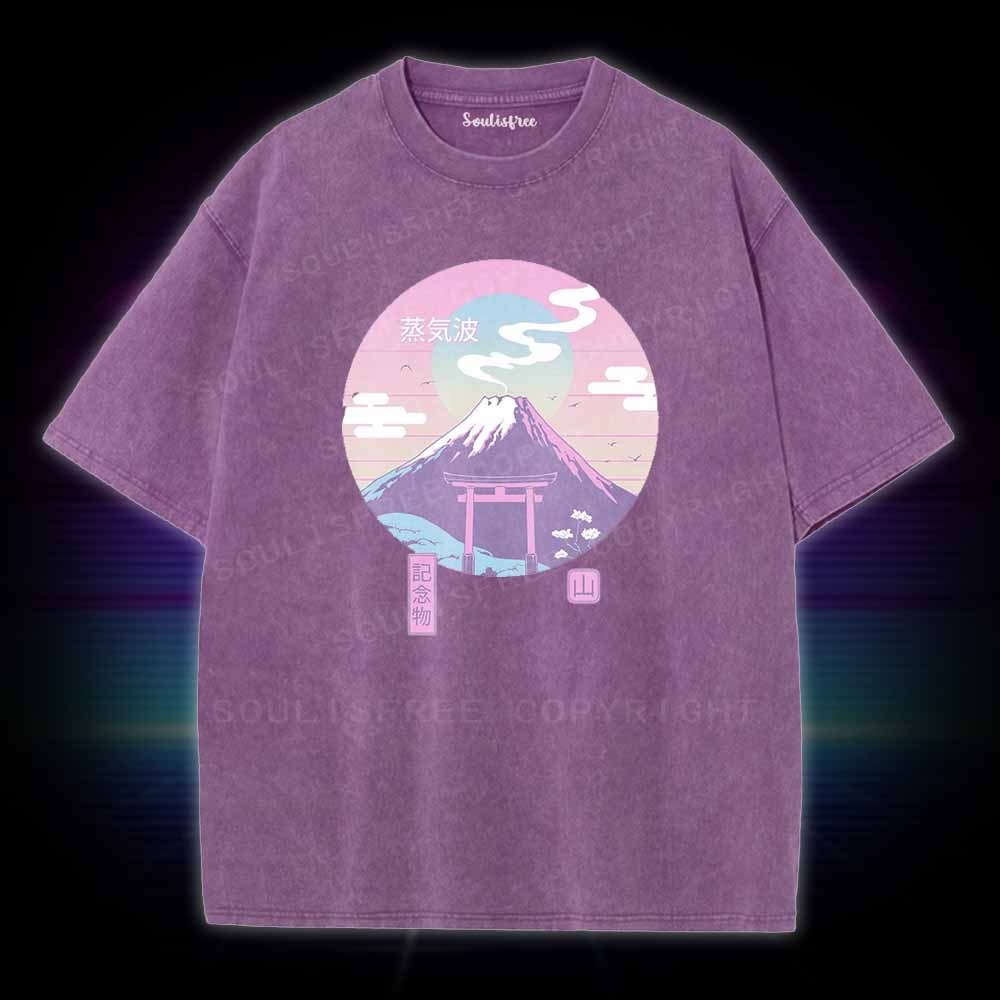 Soulisfree Fuji Wave Washed Tee