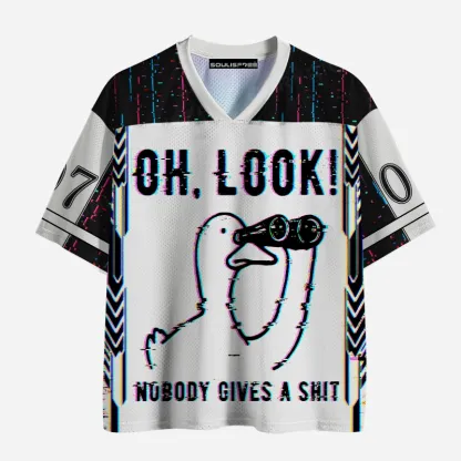 Soulisfree OH, LOOK! NUBODY GIVES A SHIT Mesh Jersey