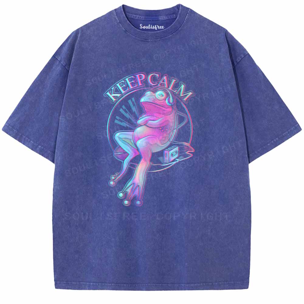 Soulisfree KEEP CALM Washed Tee