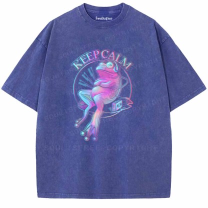 Soulisfree KEEP CALM Washed Tee