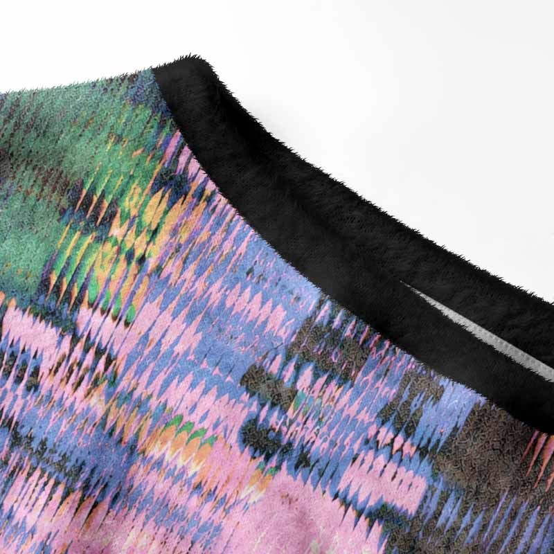 Soulisfree The Beauty Of Broken Signals Fuzzy Off-Shoulder Sweater