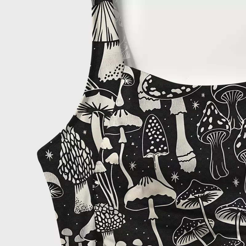 Soulisfree Mystic Mushroom Forest One‑Piece Swimsuit