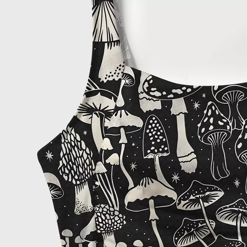 Soulisfree Mystic Mushroom Forest One‑Piece Swimsuit