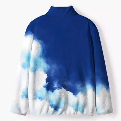 Soulisfree  Beyond The Clouds Flannel Zip-Up Jacket