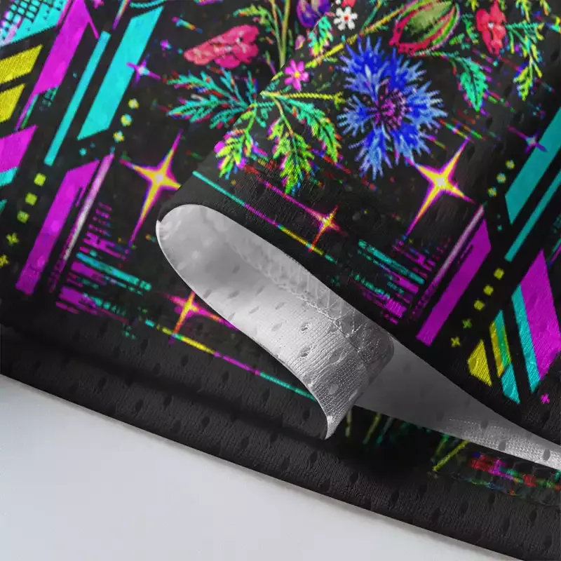 Soulisfree Neon Haunted Garden Mesh Jersey