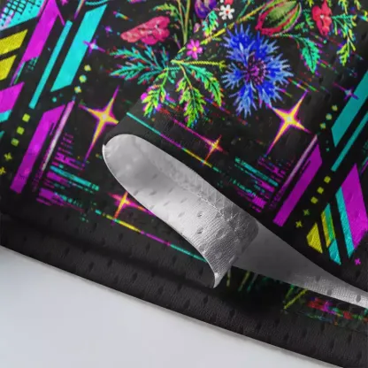 Soulisfree Neon Haunted Garden Mesh Jersey