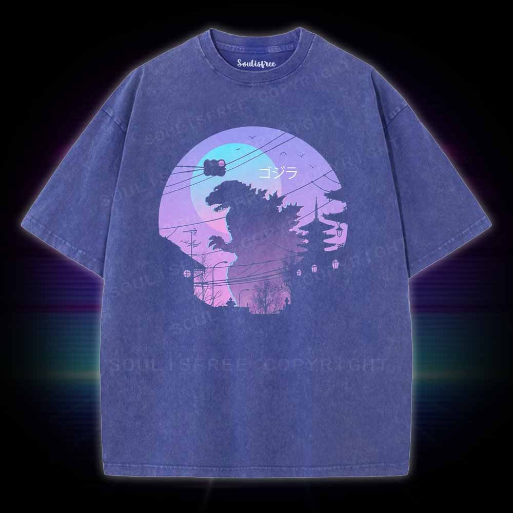 Soulisfree Godzilla Washed Tee