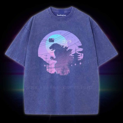 Soulisfree Godzilla Washed Tee