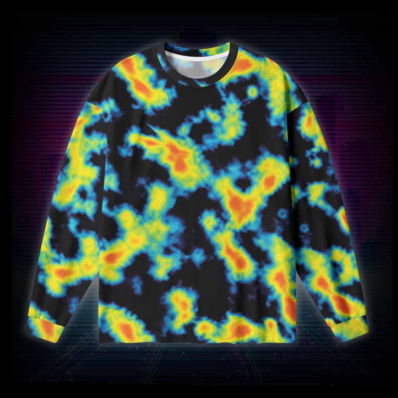 Soulisfree Thermal Heatmap Long Sleeve Cotton Tee