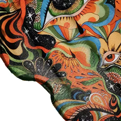 Soulisfree  Floral Mirage Sheer Mesh Cover Up