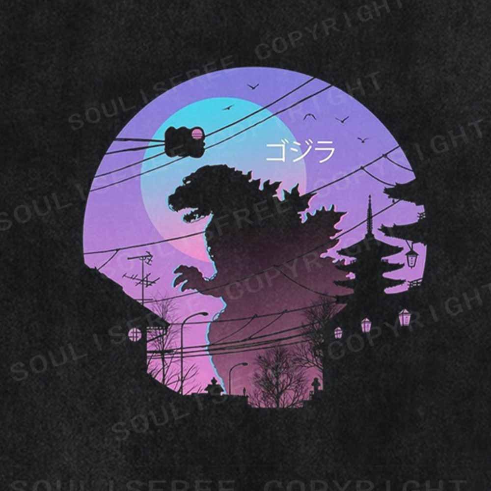 Soulisfree Godzilla Washed Tee