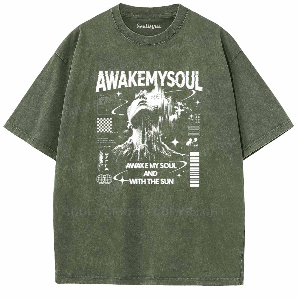 Soulisfree AWAKE MY SOUL Washed Tee