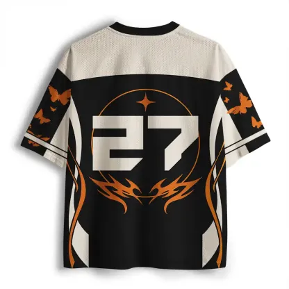 Gothic Moth Mesh Jersey