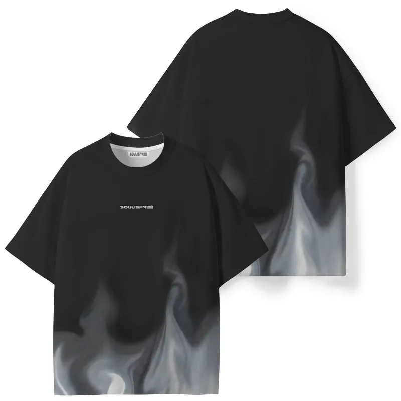 Soulisfree Smoke Gradient ECO‑PERF Graphic Tee