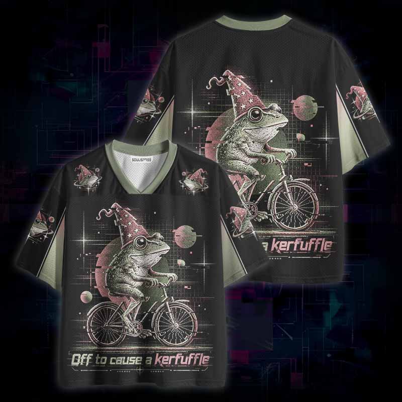 Soulisfree Off to Cause a Kerfuffle Frog Mesh Jersey