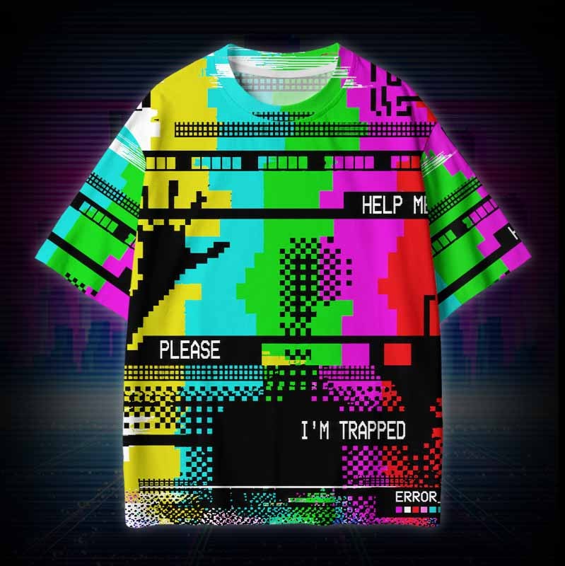 Soulisfree TRAPPED IN THE SIGNAL Cotton Tee