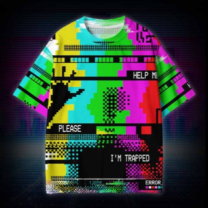 Soulisfree TRAPPED IN THE SIGNAL Cotton Tee