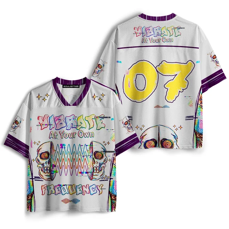 Soulisfree VIBRATE AT YOUR OWN FREQUENCY Mesh Jersey