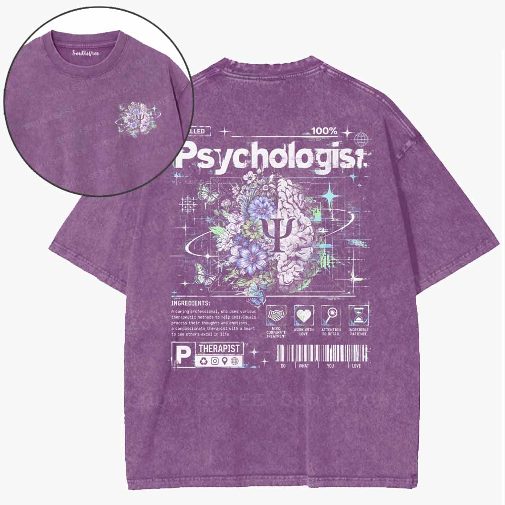 Soulisfree Healing Blooms Within Washed Tee