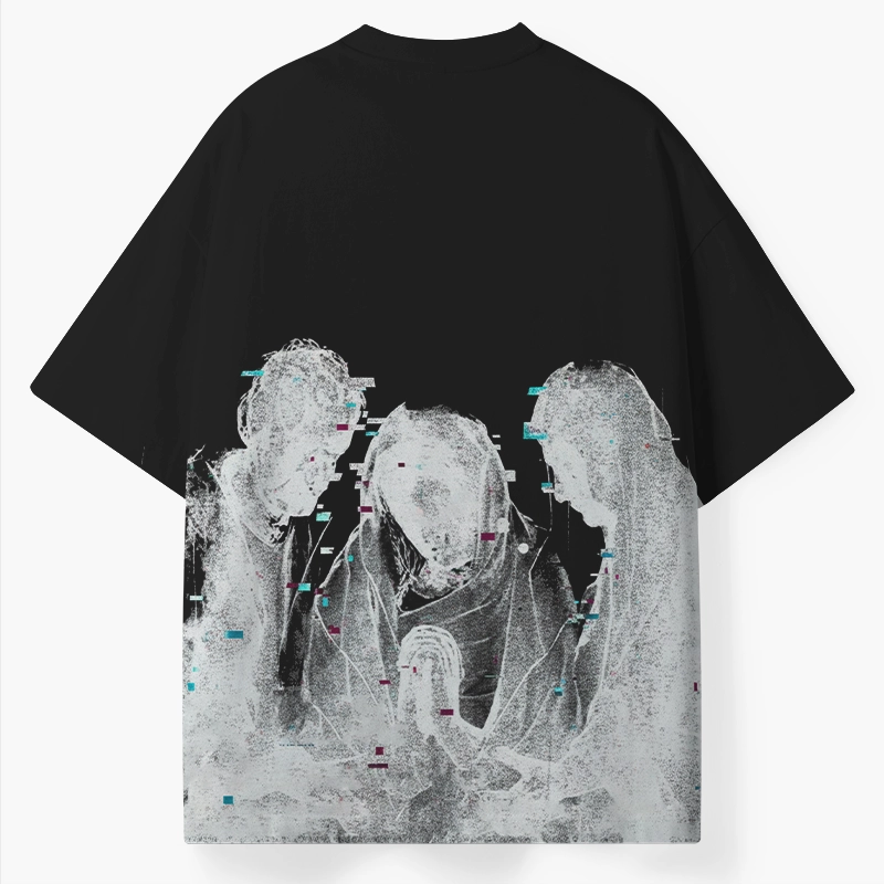Soulisfree Static Fragmented Trio with Central ECO‑PERF Graphic Tee