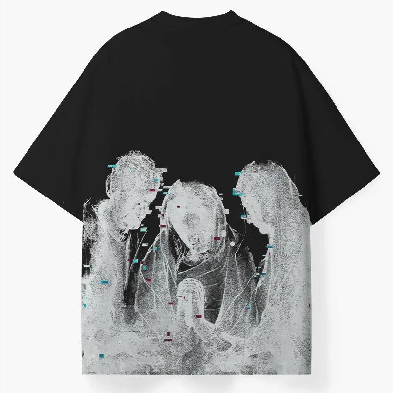 Soulisfree Static Fragmented Trio with Central ECO‑PERF Graphic Tee