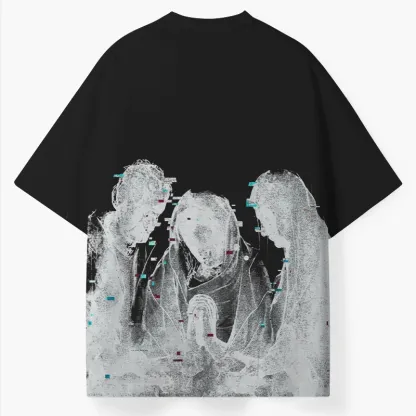 Soulisfree Static Fragmented Trio with Central ECO‑PERF Graphic Tee
