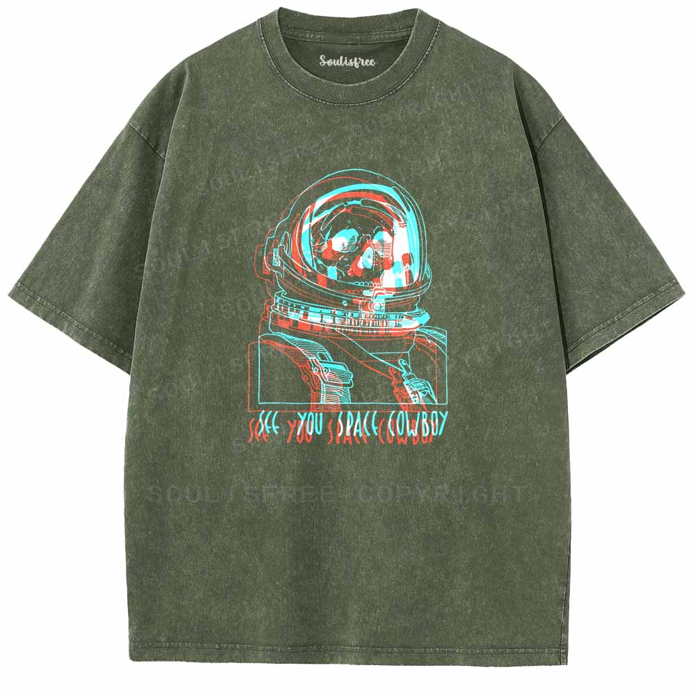 Soulisfree  SEE YOU SPACE COWBOY Washed Tee