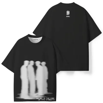 Soulisfree BELIEF IN THE VIBE OF THE STREETS ECO‑PERF Graphic Tee