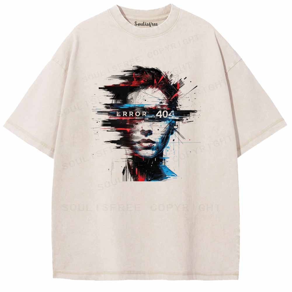 Soulisfree Error 404 Washed Tee