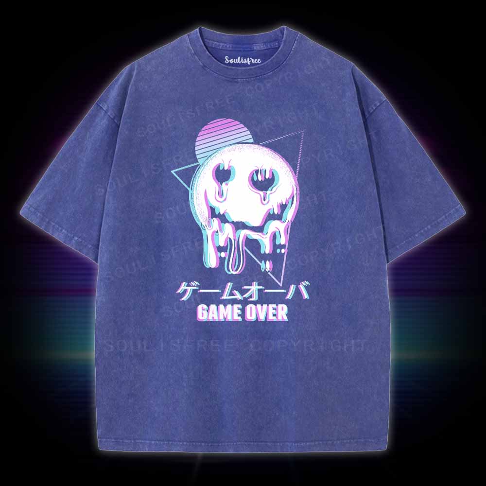 Soulisfree GAME OVER Washed Tee