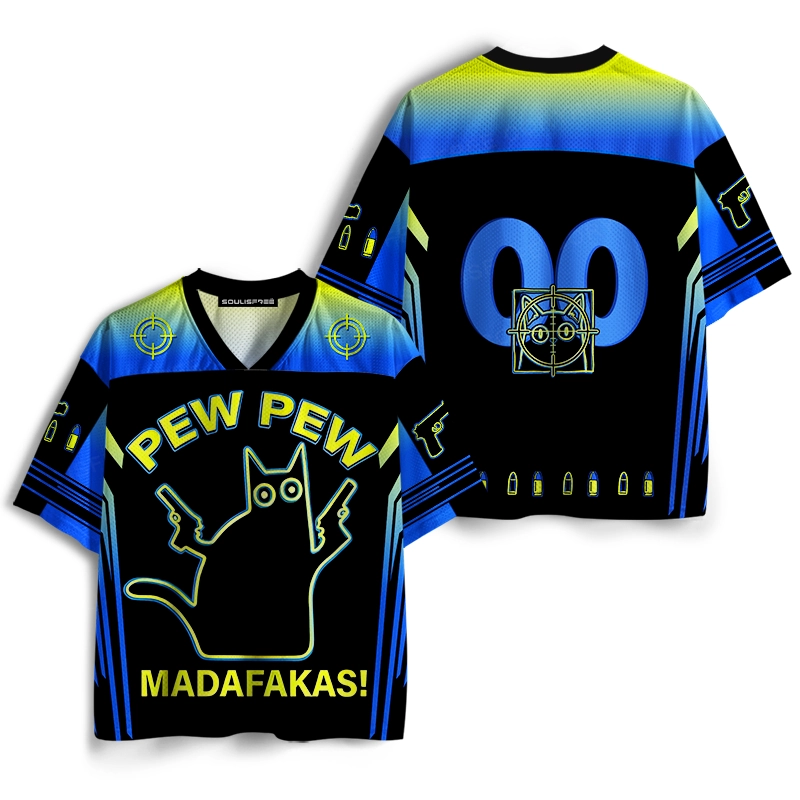 Soulisfree PEW PEW MADAFAKAS Mesh Jersey