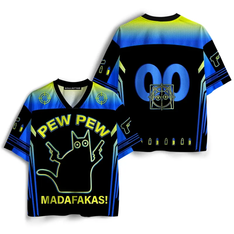 Soulisfree PEW PEW MADAFAKAS Mesh Jersey