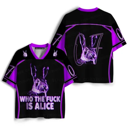 Soulisfree WHO THE FUCK IS ALICE Mesh Jersey
