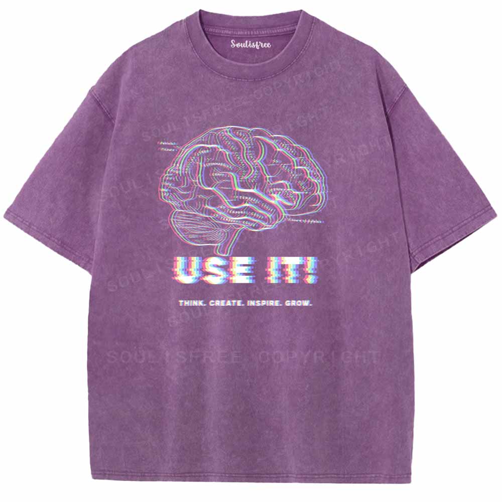 Soulisfree  USE IT ! Washed Tee