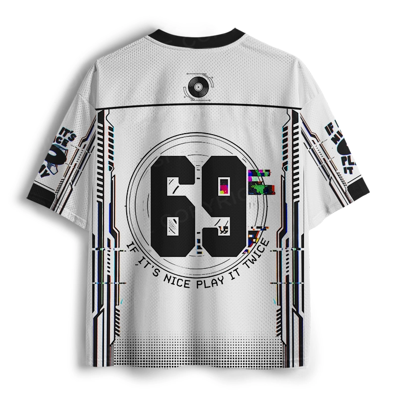 Soulisfree IF IT'S NICE PLAY IT TWICE Mesh Jersey