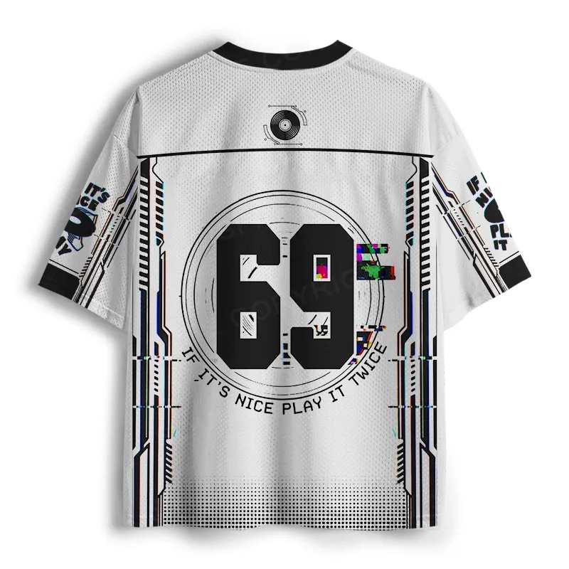Soulisfree IF IT'S NICE PLAY IT TWICE Mesh Jersey