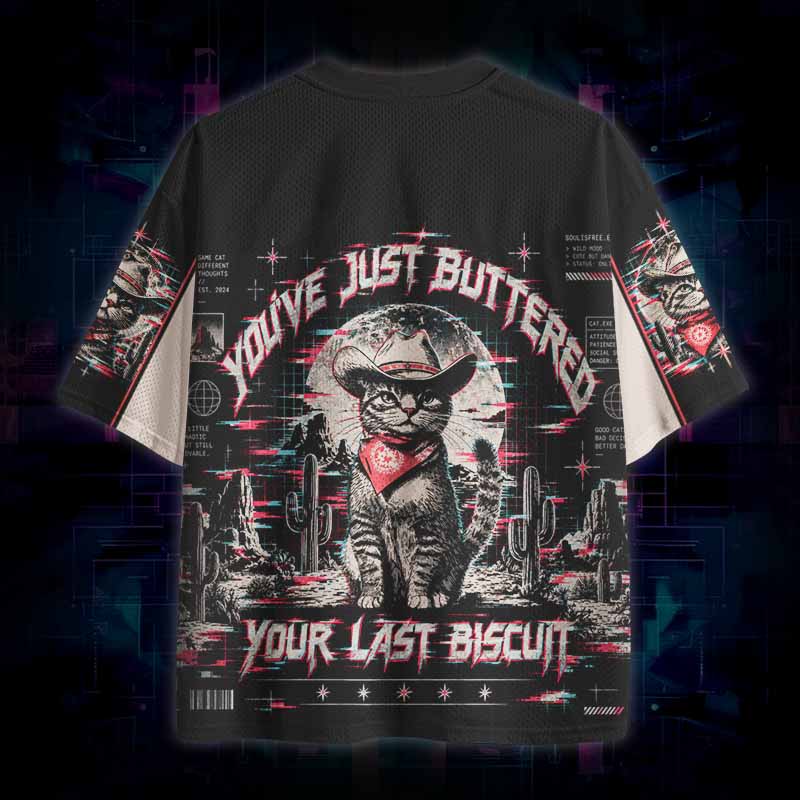 Soulisfree You've Just Buttered Your Last Biscuit Mesh Jersey